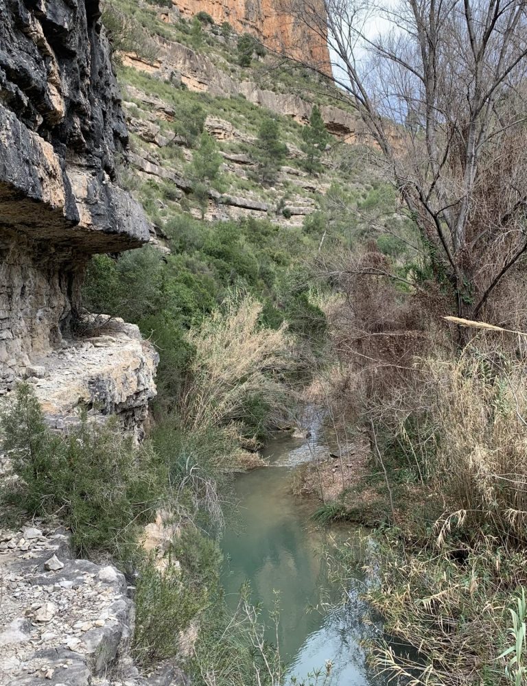 Barranco del Tesoro, Chulilla, Barranquismo seco