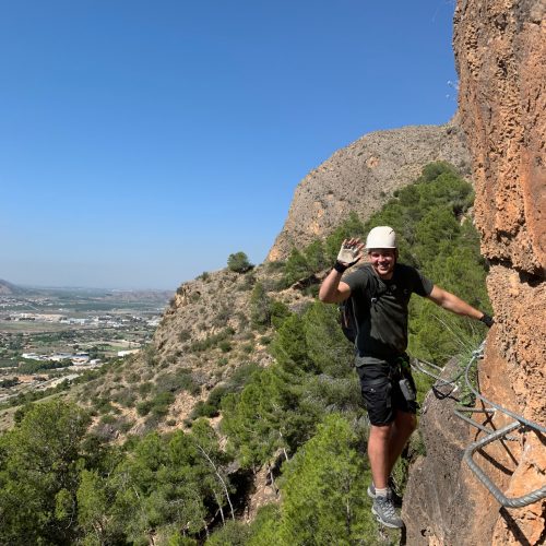 Ferrata Redován - Tramo familiar