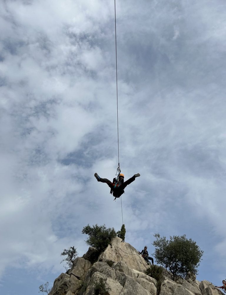 Tirolina ferrata Roca Molí Alcora Castellón by Serranía Aventura