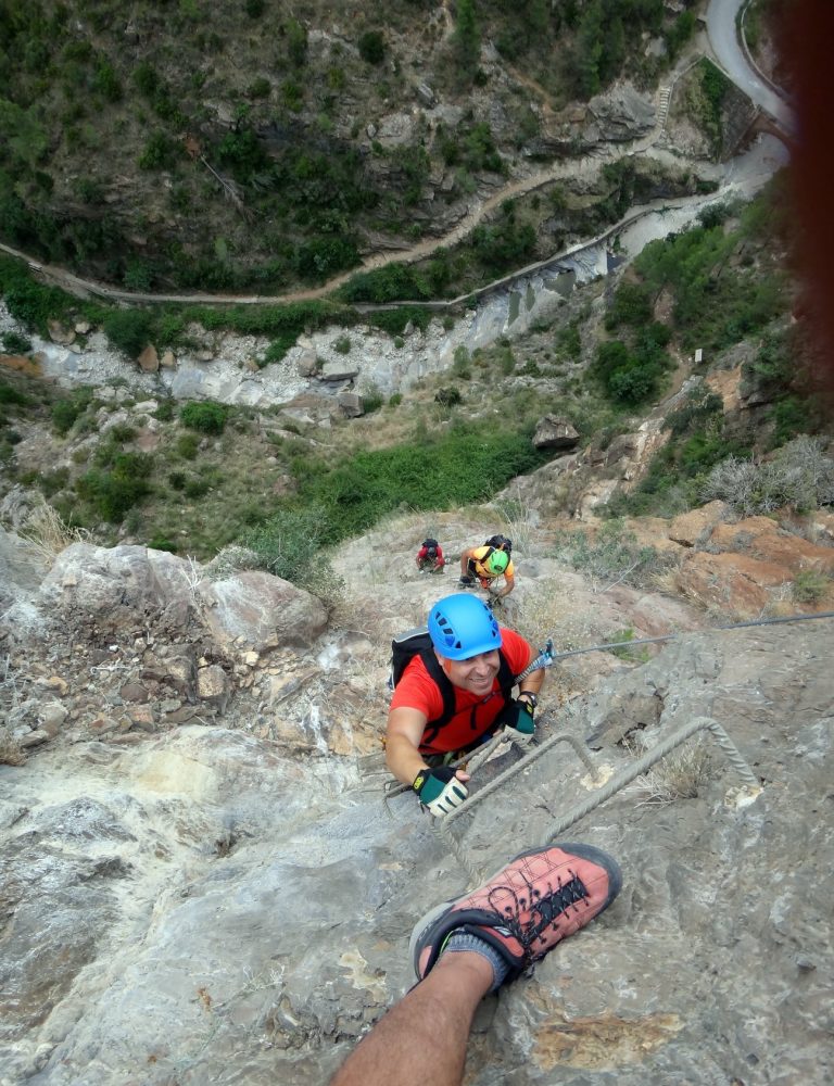 Ferrata la muela Villahermosa Castellón by Serranía Aventura