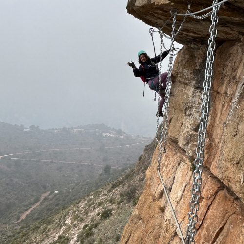 Vía ferrata Sants de la Pedra Vall D'Uixó by Serranía Aventura