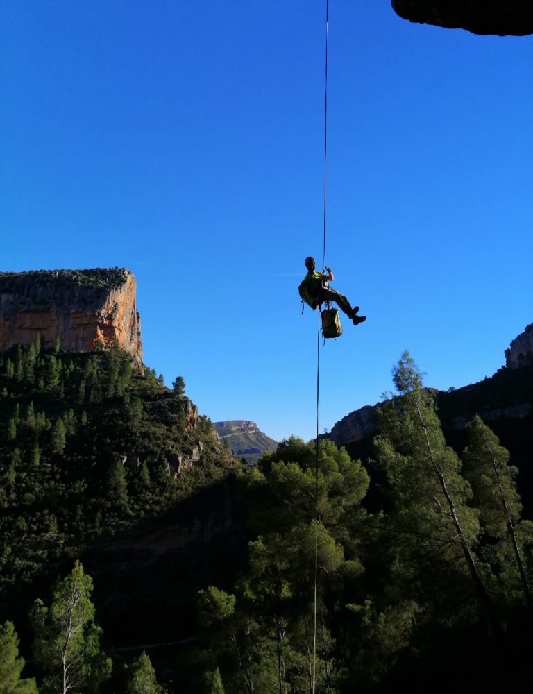 Barranco del Tesoro, Chulilla, Barranquismo seco