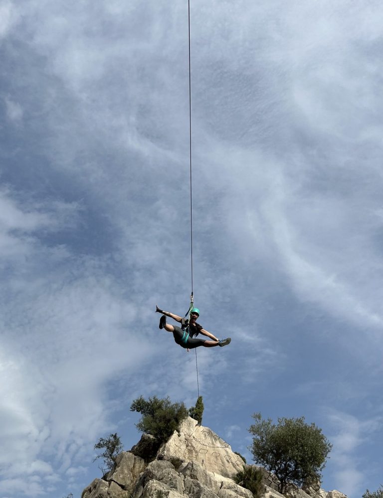 Tirolina ferrata Roca Molí Alcora Castellón by Serranía Aventura