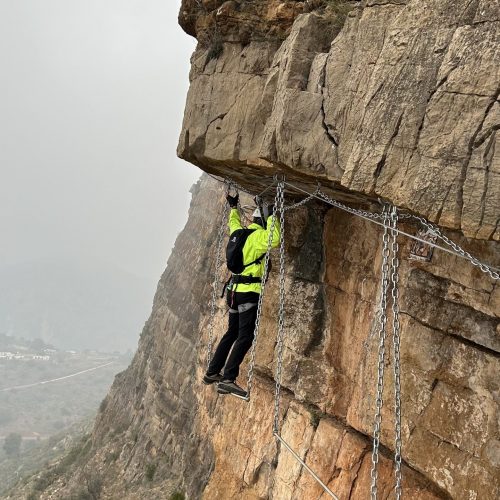 Vía ferrata Sants de la Pedra Vall D'Uixó by Serranía Aventura