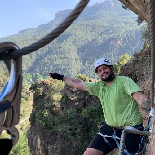 Ferrata la muela Villahermosa Castellón Borja by Serranía Aventura