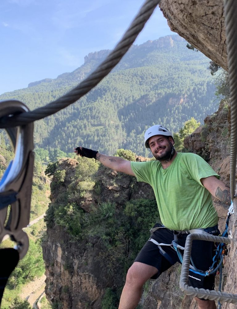 Ferrata la muela Villahermosa Castellón Borja by Serranía Aventura