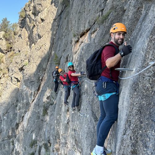 Vía ferrata Falconera Gandía by Serranía Aventura