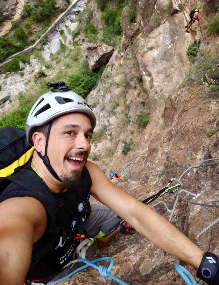 Ferrata la muela Villahermosa Castellón Jonathan by Serranía Aventura