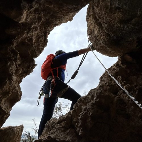 Vía ferrata Bolón Elda by Serranía Aventura