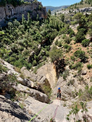 Ferrata Tous - Rápel 3
