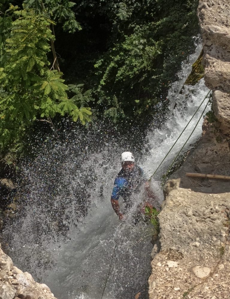 Gorgo, barranquismo acuático, Anna, Borja