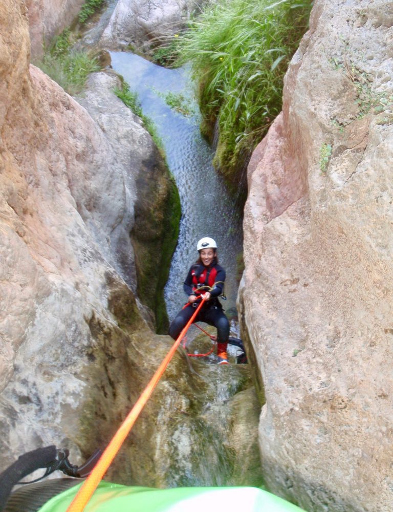 Barranquismo barranco Bercolón Tuéjar Valencia by Serranía Aventura