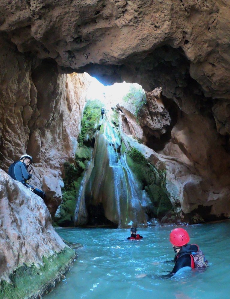 Barranquismo barranco Bercolón Tuéjar Valencia by Serranía Aventura