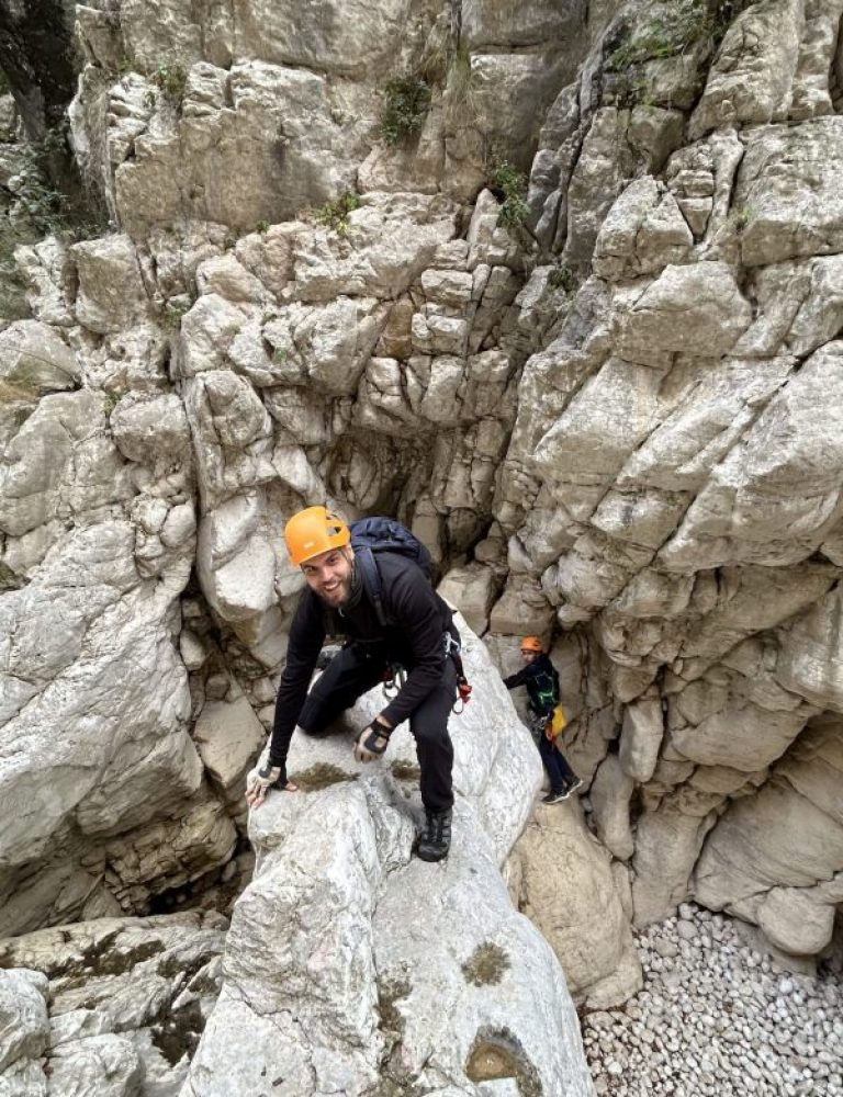 Barranquismo barranco de l'infern La Vall de Laguar Alicante by Serranía Aventura