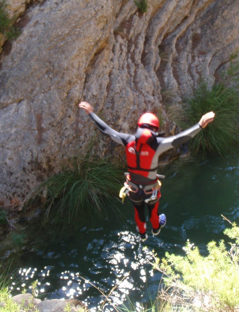 Barranquismo barranco Bercolón Tuéjar Valencia by Serranía Aventura