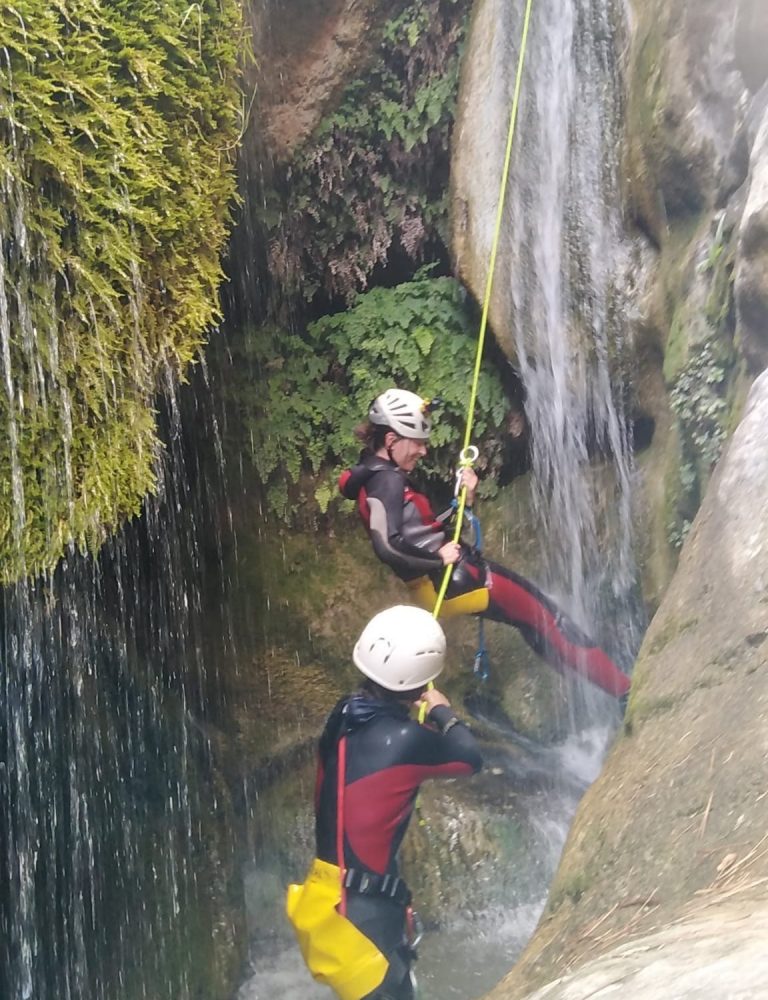 Barranquismo barranco Bercolón Tuéjar Valencia by Serranía Aventura