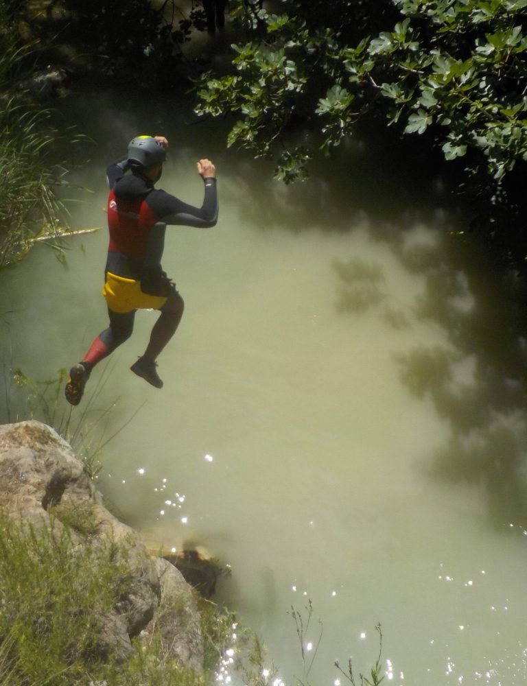Barranquismo barranco Bercolón Tuéjar Valencia by Serranía Aventura