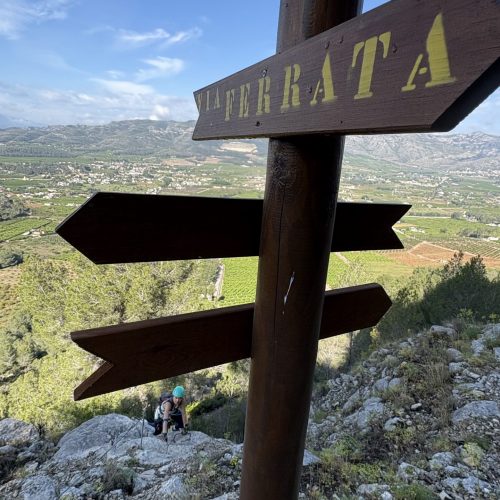 Vía ferrata Falconera Gandía Valencia by Serranía Aventura