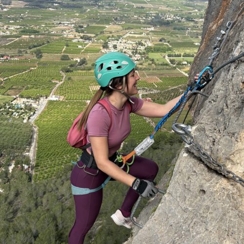 Vía ferrata Falconera Gandía Valencia by Serranía Aventura