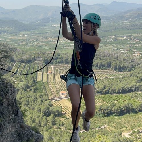 Vía ferrata Falconera Gandía Valencia by Serranía Aventura