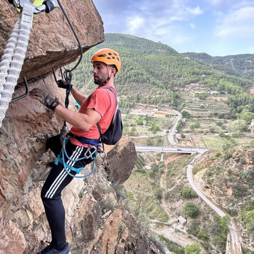 Vía ferrata La Mina Villahermosa Castellón by Serranía Aventura