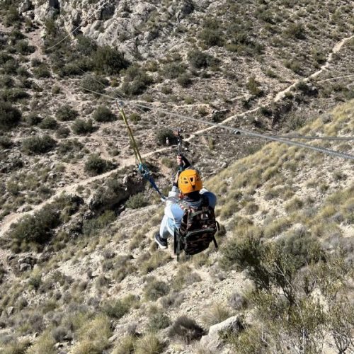 Vía ferrata del Bolón Elda Alicante by Serranía Aventura