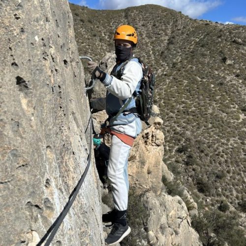 Vía ferrata del Bolón Elda Alicante by Serranía Aventura