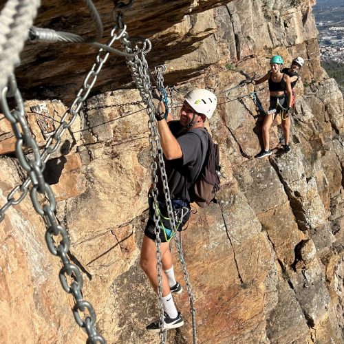 Vía ferrata Sants de la Pedra Vall d'Uixó Castellón by Serranía Aventura
