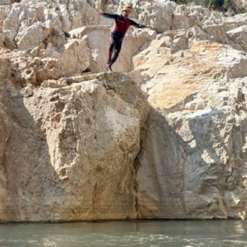 Barranquismo barranco Reatillo Chulilla Valencia by Serranía Aventura
