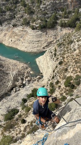 Vía ferrata Chorrico Tous Valencia by Serranía Aventura