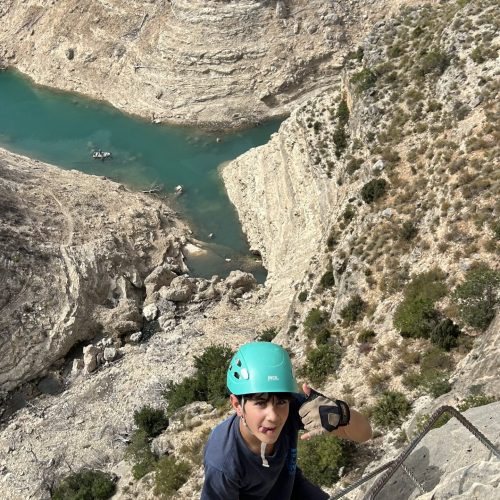 Vía ferrata Chorrico Tous Valencia by Serranía Aventura