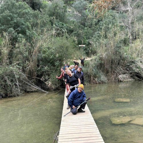 Senderismo ruta Puentes Colgantes Chulilla Valencia by Serranía Aventura