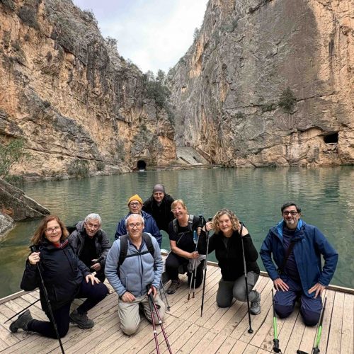 Senderismo ruta Charco Azul Chulilla Valencia by Serranía Aventura