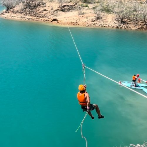 Tirolina Multiaventura Loriguilla Chulilla Valencia by Serranía Aventura