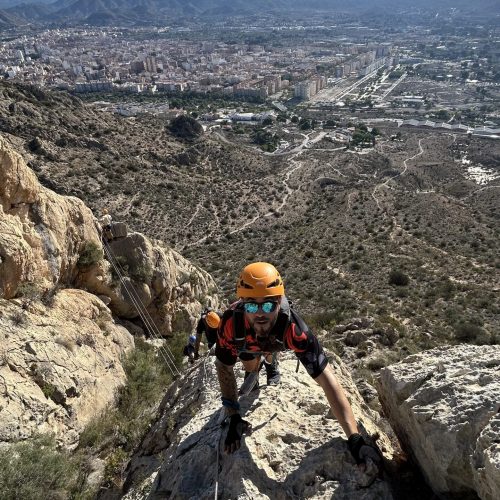 Vía ferrata Bolón Elda Alicante by Serranía Aventura