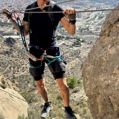 Vía ferrata Bolón Elda Alicante by Serranía Aventura