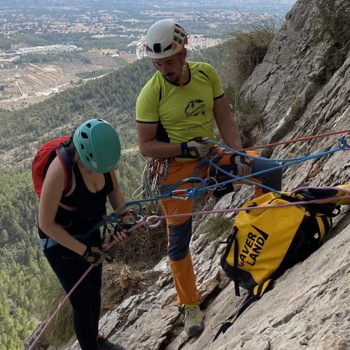 Jonathan Vía ferrata Ponoig Polop de la Marina Alicante by Serranía Aventura
