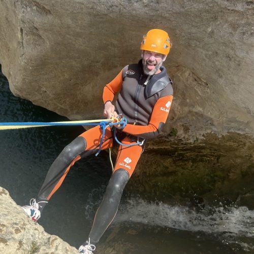 Barranquismo barranco Juanes Cueva del Turche Buñol Valencia by Serranía Aventura