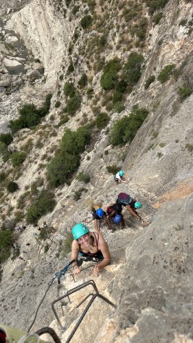 Vía ferrata Chorrico Tous by Serranía Aventura