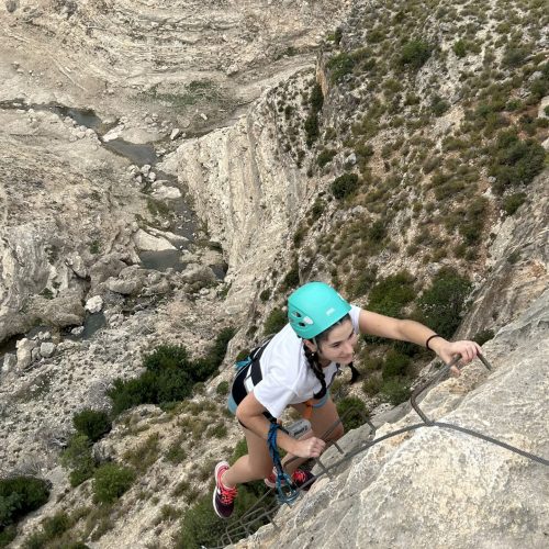 Vía ferrata Chorrico Tous by Serranía Aventura