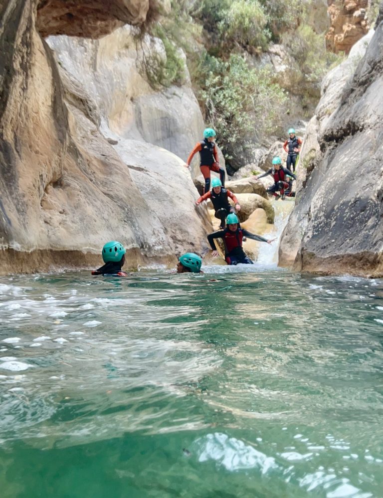 Barranquismo río Fraile Bicorp Valencia by Serranía Aventura