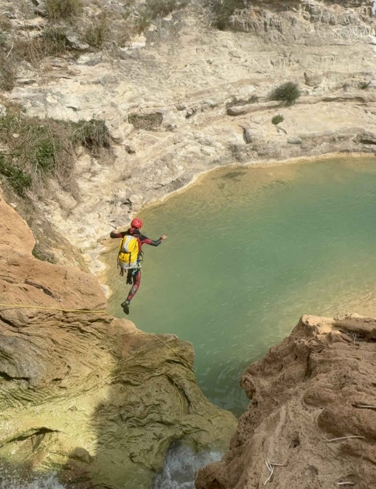Barranquismo Barranco Umbría de la Viña Chera Valencia by Serranía Aventura