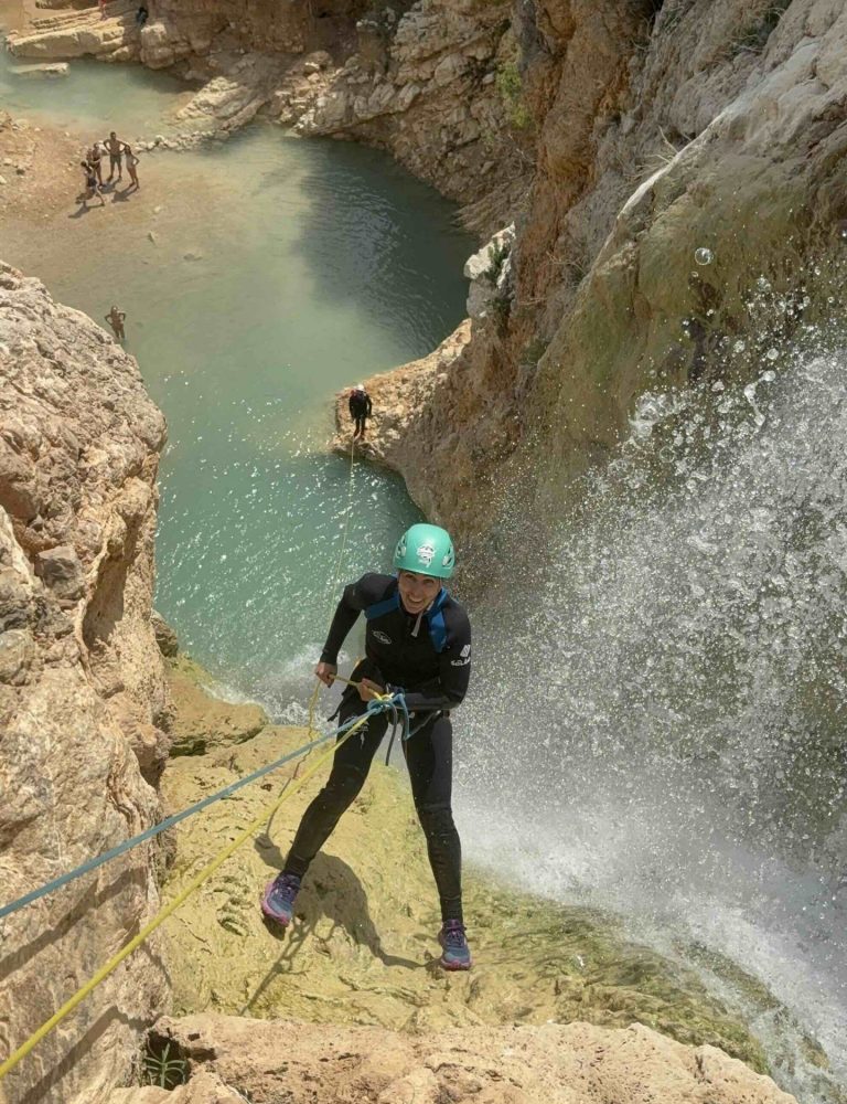Barranquismo Barranco Umbría de la Viña Chera Valencia by Serranía Aventura