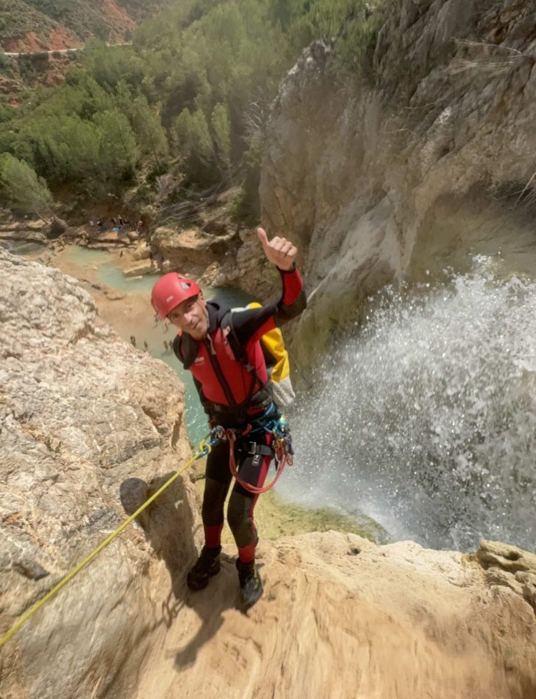Barranquismo Barranco Umbría de la Viña Chera Valencia by Serranía Aventura