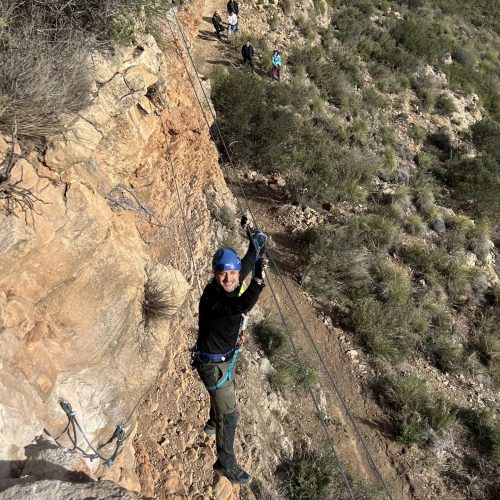 Vía ferrata Peña Roya Losa del Obispo by Serranía Aventura