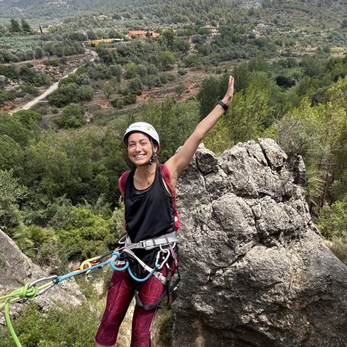 Vía ferrata Roca Molí Alcora rápel by Serranía Aventura