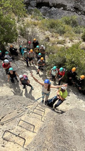 Vía ferrata Chorrico Tous by Serranía Aventura