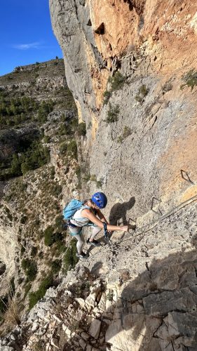 Vía ferrata Chorrico Tous by Serranía Aventura