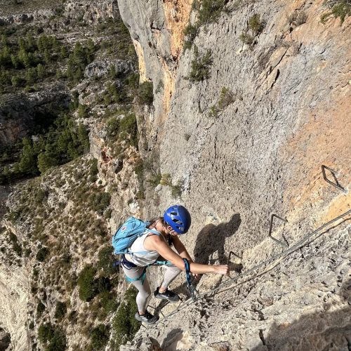 Vía ferrata Chorrico Tous by Serranía Aventura
