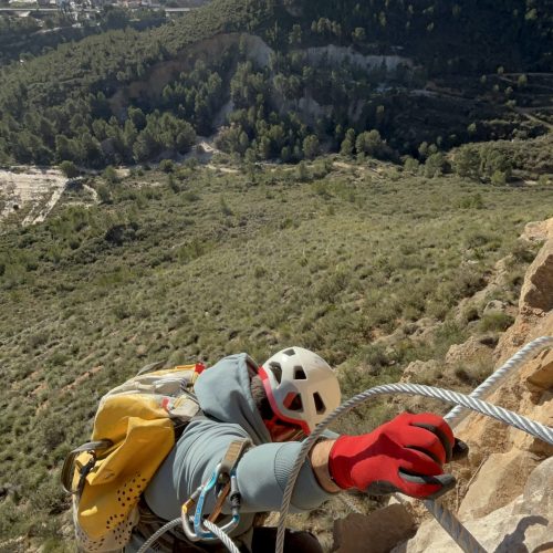 Vía ferrata Peña Roya Losa del Obispo by Serranía Aventura